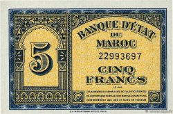 5 Francs MAROC  1944 P.24