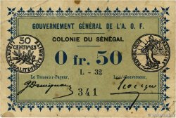 0,50 Franc SÉNÉGAL  1917 P.01c
