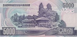 5000 Won Commémoratif CORÉE DU NORD 2007 P.56A NEUF