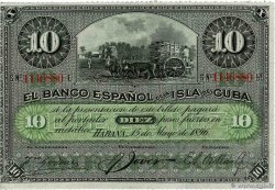 10 Pesos CUBA  1896 P.049d