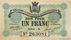 1 Franc ARGELIA Constantine 1915 JP.04