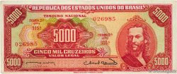 5000 Cruzeiros BRÉSIL  1963 P.182