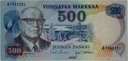 500 Markkaa FINLANDE  1975 P.110a