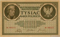 1000 Marek POLAND 1919 P.022a XF+