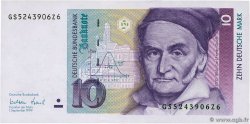 10 Deutsche Mark GERMAN FEDERAL REPUBLIC 1999 P.38d ST
