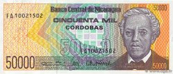50000 Cordobas NICARAGUA 1989 P.161 NEUF