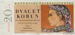 20 Korun TCHÉCOSLOVAQUIE 1949 P.070a