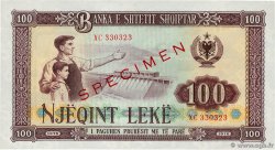 100 Leke Spécimen ALBANIE 1976 P.46s1 NEUF