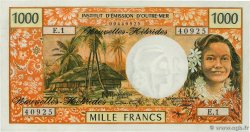 1000 Francs NOUVELLES HÉBRIDES 1970 P.20a NEUF