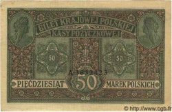 50 Marek POLOGNE  1917 P.005 TTB+