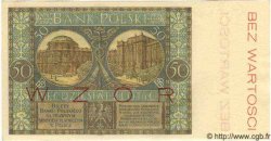 50 Zlotych Spécimen POLOGNE  1925 P.064s pr.NEUF