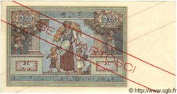 20 Zlotych Spécimen POLOGNE  1931 P.073s pr.NEUF