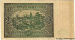 500 Zlotych POLOGNE  1946 P.121 TTB+