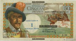 1 NF sur 50 Francs Belain d Esnambuc SAINT PIERRE ET MIQUELON 1960 P.30b