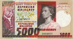 5000 Francs - 1000 Ariary MADAGASCAR 1974 P.066a SPL
