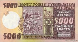 5000 Francs - 1000 Ariary MADAGASCAR 1974 P.066a SPL
