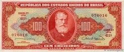 100 Cruzeiros BRÉSIL 1963 P.180 SPL