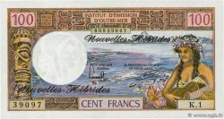 100 Francs NOUVELLES HÉBRIDES  1977 P.18d