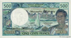 500 Francs NOUVELLES HÉBRIDES  1970 P.19a