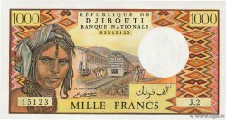 1000 Francs DJIBOUTI  1988 P.37b