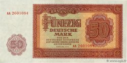 50 Deutsche Mark ALLEMAGNE RÉPUBLIQUE DÉMOCRATIQUE  1955 P.20a