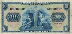 10 Deutsche Mark ALLEMAGNE FÉDÉRALE  1949 P.16a