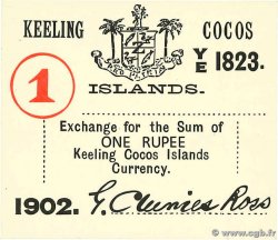 1 Rupee ÎLES KEELING COCOS  1902 PS.126