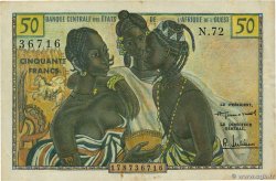50 Francs ÉTATS DE L AFRIQUE DE L OUEST  1958 P.001