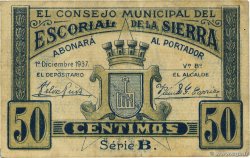 50 Centimos ESPAGNE Sierra 1937 