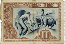 100 Pesetas ESPAGNE Bilbao 1937 PS.565a TTB