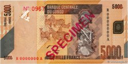 5000 Francs Spécimen RÉPUBLIQUE DÉMOCRATIQUE DU CONGO 2005 P.102s NEUF
