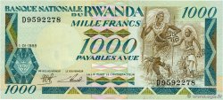 1000 Francs RWANDA 1988 P.21a NEUF