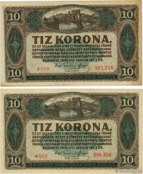10 Korona Lot HONGRIE 1920 P.060