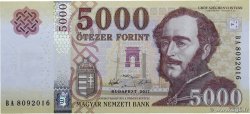 5000 Forint HONGRIE 2017 P.199 NEUF