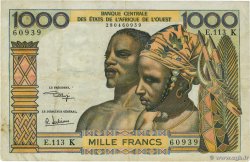 1000 Francs ÉTATS DE L AFRIQUE DE L OUEST 1973 P.703Kk