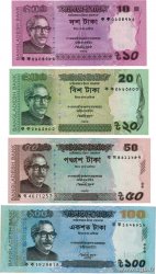 10, 20, 50 et 100 Taka Lot BANGLADESH 2011 P.54, P.55a, P.56 et P.57a pr.NEUF
