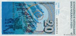 20 Francs SUISSE 1980 P.55b SPL+