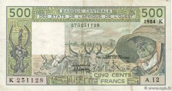 500 Francs ÉTATS DE L