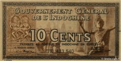 10 Cents INDOCHINE FRANÇAISE 1939 P.085e
