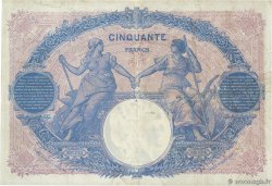 50 Francs BLEU ET ROSE FRANCE 1915 F.14.28 TB
