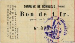 1 Franc FRANCE régionalisme et divers Hombleux 1914 JP.80-276 pr.TTB
