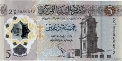5 Dinars LIBYA  2019 P.86 AU+