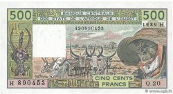 500 Francs ÉTATS DE L AFRIQUE DE L OUEST 1989 P.606Hk