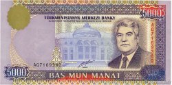 5000 Manat TURKMÉNISTAN 1999 P.12a NEUF