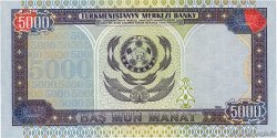 5000 Manat TURKMÉNISTAN 1999 P.12a NEUF