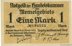 1 Mark MEMEL 1922 P.02 SPL