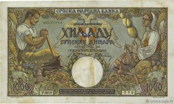 1000 Dinara SERBIE 1942 P.32a TTB+