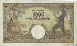 1000 Dinara SERBIE 1942 P.32a TTB+