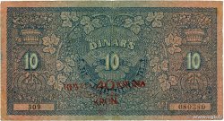 40 Kronen sur 10 Dinara YOUGOSLAVIE 1919 P.017 TB