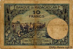 10 Francs MADAGASCAR  1926 P.036 B